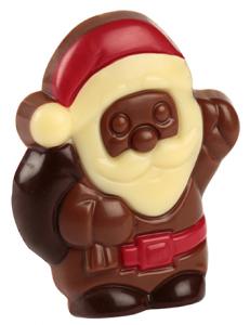 Solid chocolates christmas